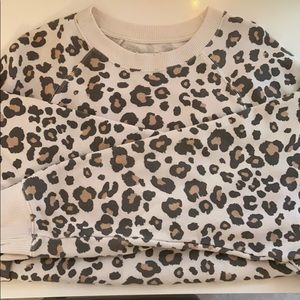 AE cheetah print sweatshirt